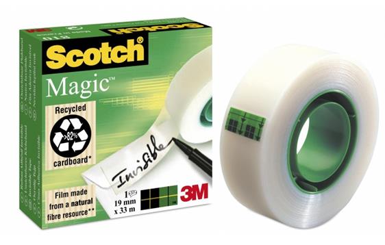 53051 3M 8101933 Tape Scotch Magic 810 19 x 33 mm Bestseller av kontortape